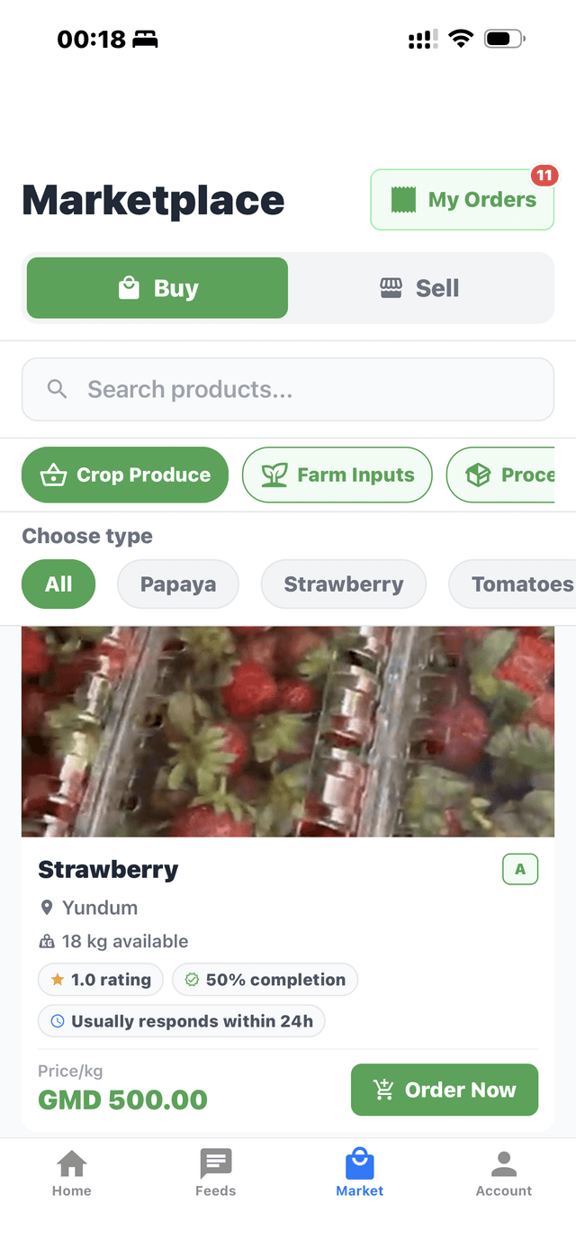 BayKart marketplace listing